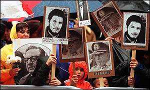Protester mod Pinochet
